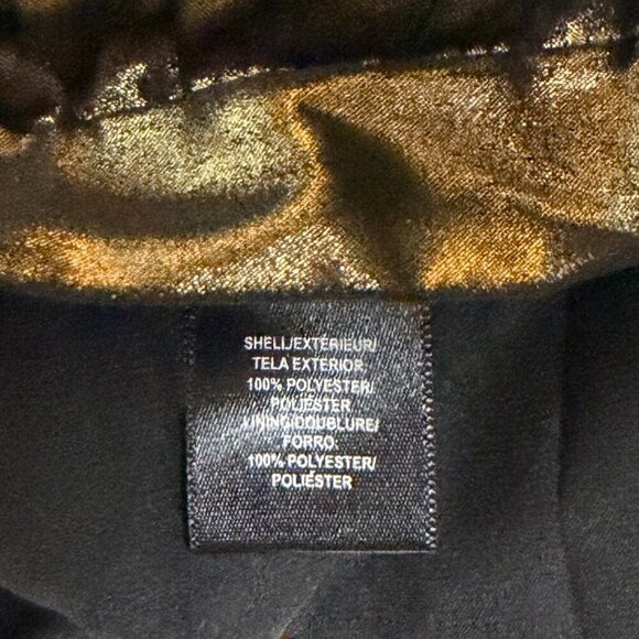 Ann Taylor Pleated Metallic A-Line Skirt - Picture 4 of 6